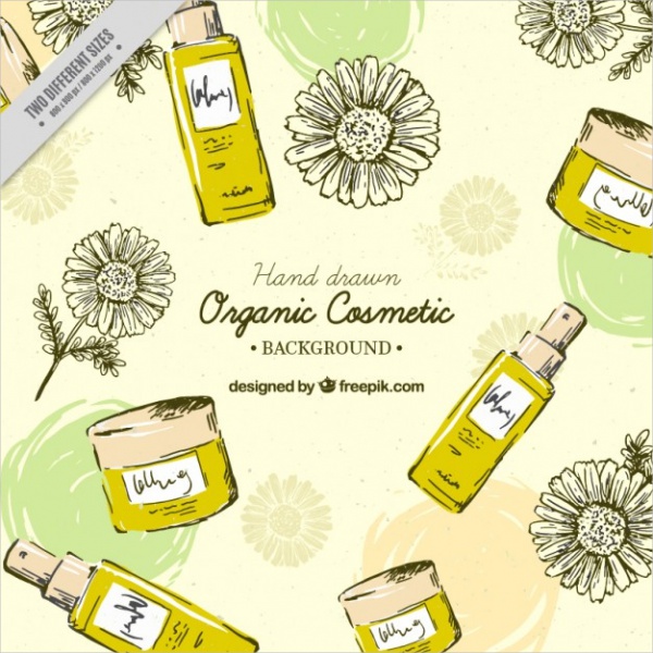 Hand Drawn Honey Beauty Cosmetic Label