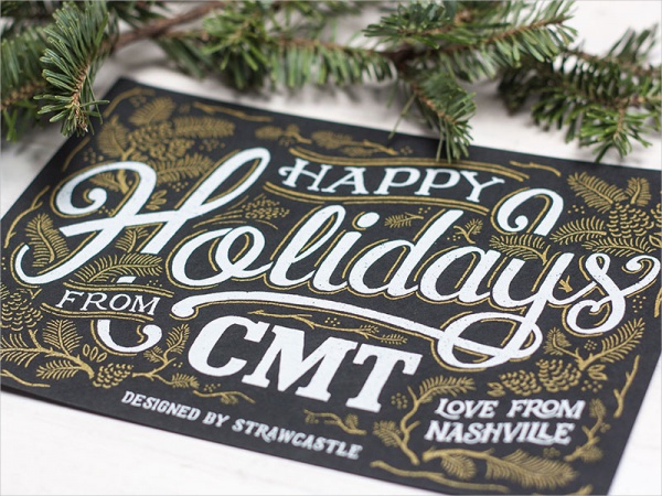 Happy Holidays – Postcard Design
