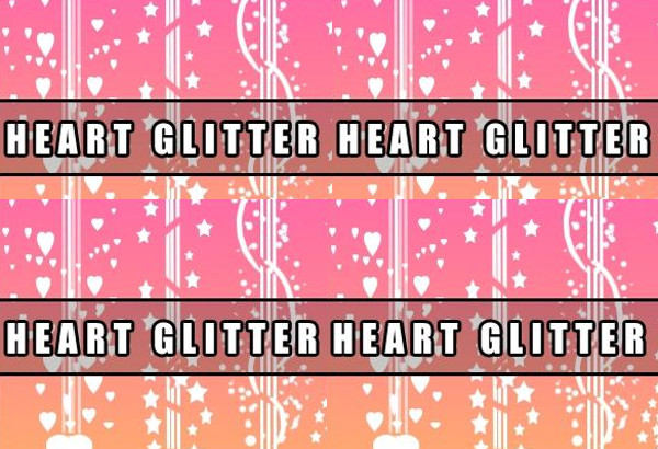 Heart Glitter Brush For You