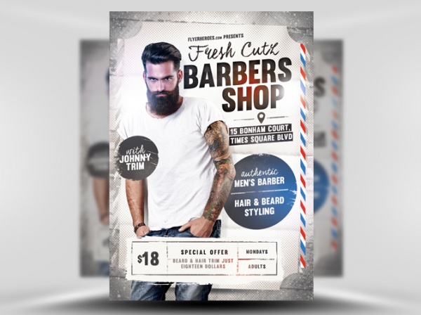 Gray Artistic Tattoo Festival Flyer Free Flyer Template PSD | by  Elegantflyer