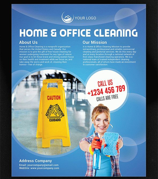 Home & Office Cleaning Services Brochure