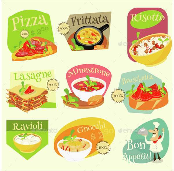 Italian Food Labels