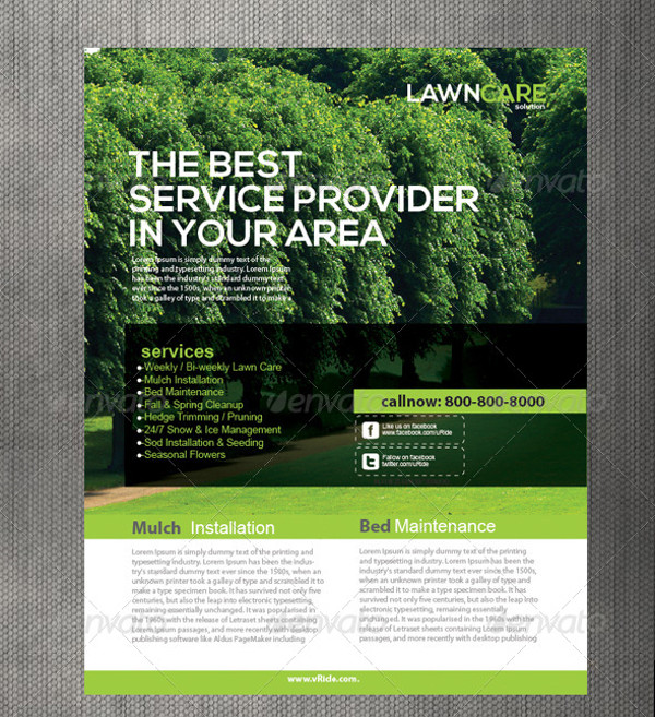 Lawn Care Services Flyer