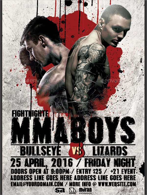 MMA – Boxing Flyer Template