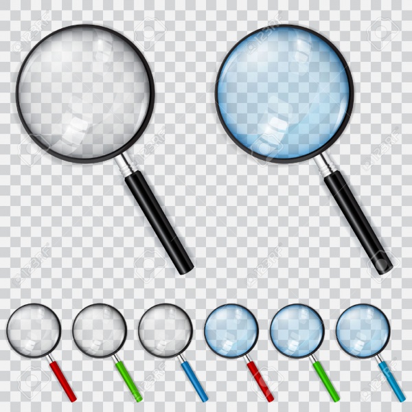 Magnifiers Transparent Icons