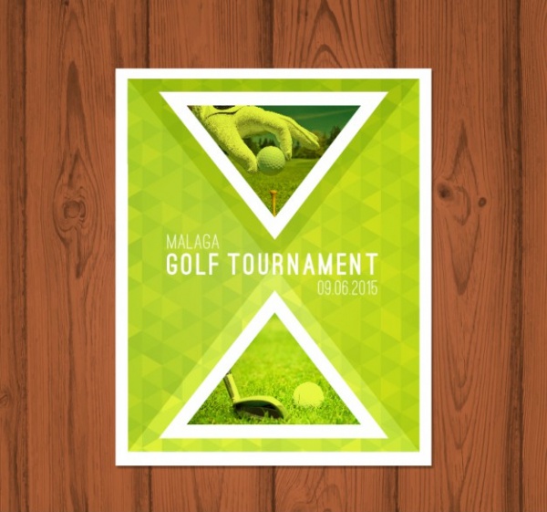 Malaga Golf Tournament Brochure Design