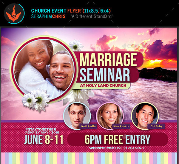 Marriage Seminar Flyer Design