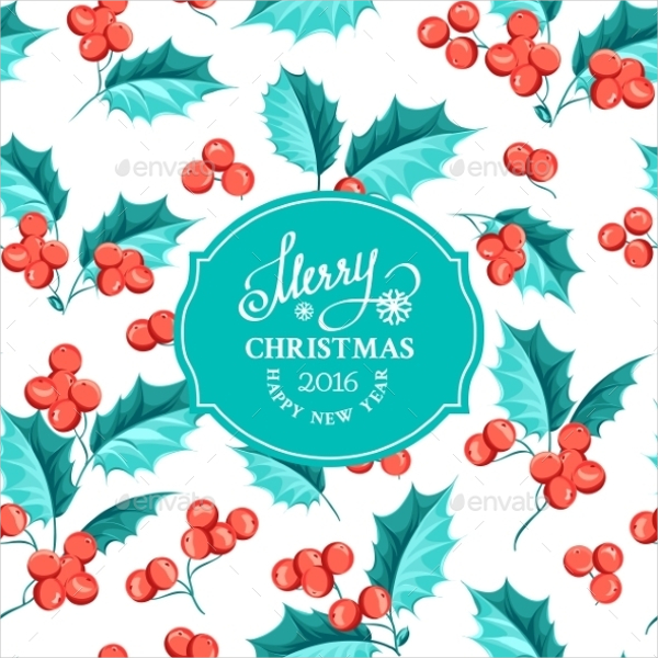 Mistletoe Holiday Card Design