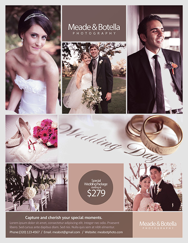 Modern Stylish Wedding Flyer