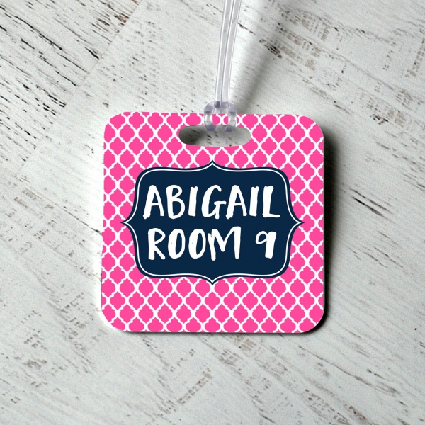 Monogram Backpack Name Tag