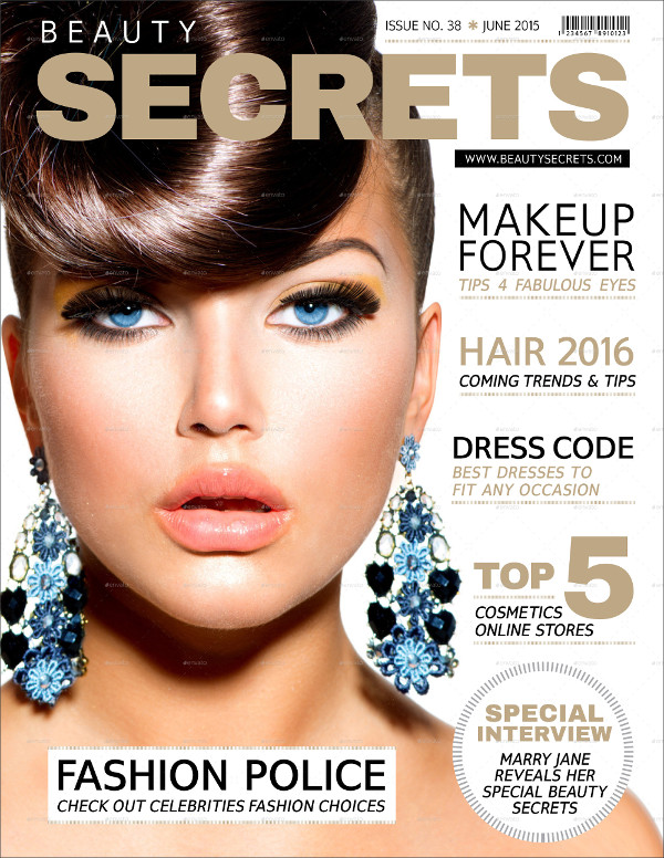 FREE 20+ Beauty Magazines in PSD Vector EPS InDesign