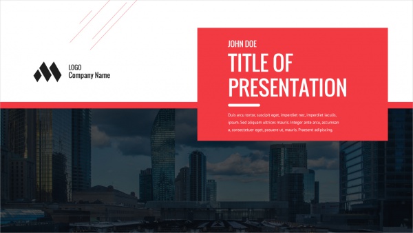 Multipurpose Executive Presentation Design