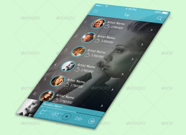 Music App Material Design