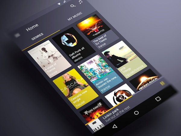 Music App Material Design