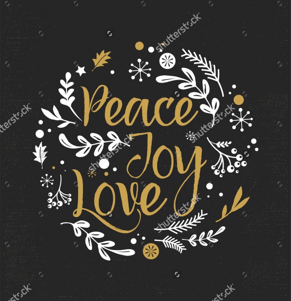 Peace & Joy Holiday Greeting Card