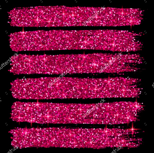 Pink Glitter Photoshop Brush Strokes