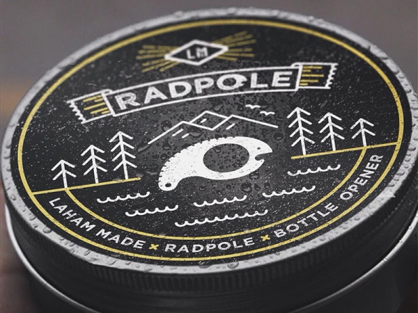Radpole Product Label Design