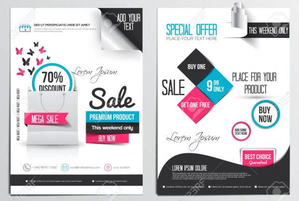 Sale & Shopping Flyer Design Template