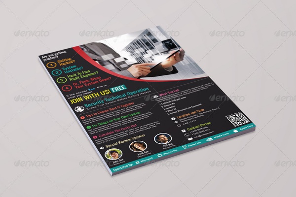 Security Seminar and Event Flyer