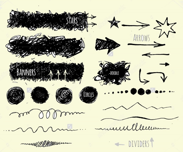 20 Sketch  Brushes  ABR ATN JPG Download