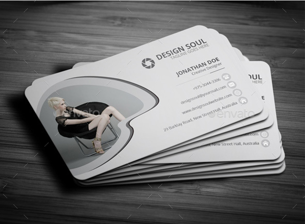 Simple Photography Business Card