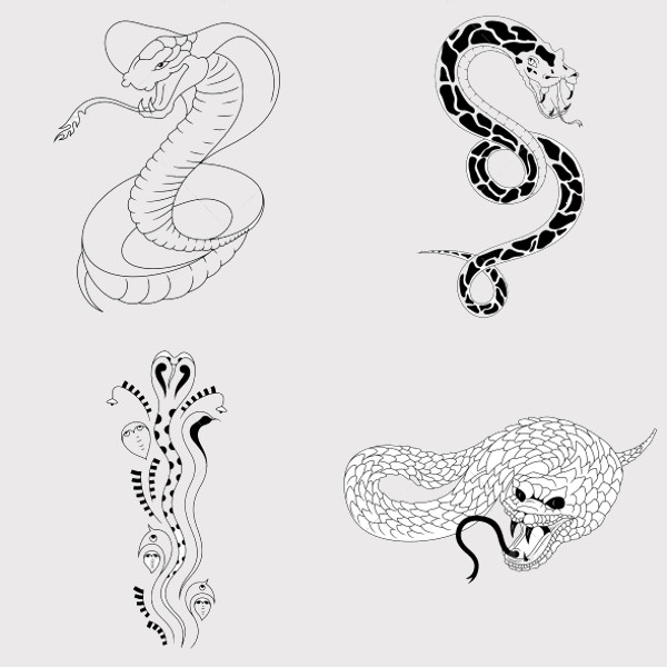 Snake Tatoo Vector pack