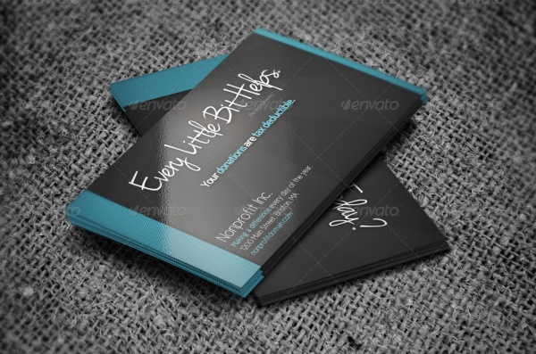 Social Donate Business Cards