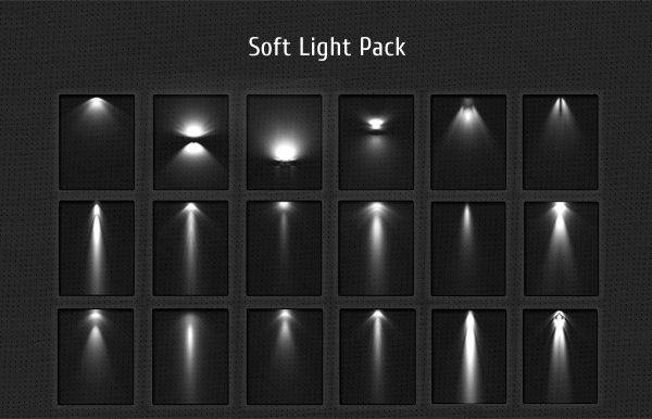  FREE  13 Spotlight Photoshop  Brushes  in ABR ATN