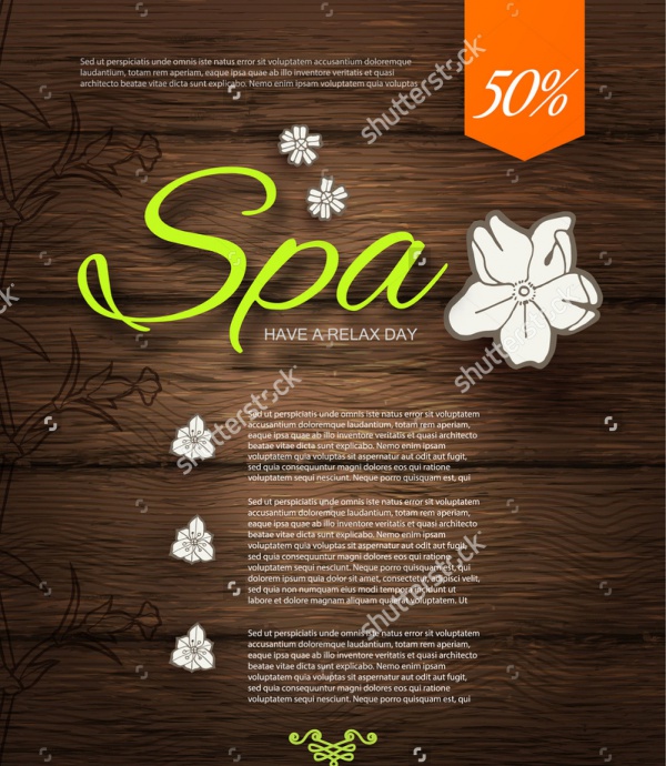 Spa Massage Resort or Beauty Business Flyer