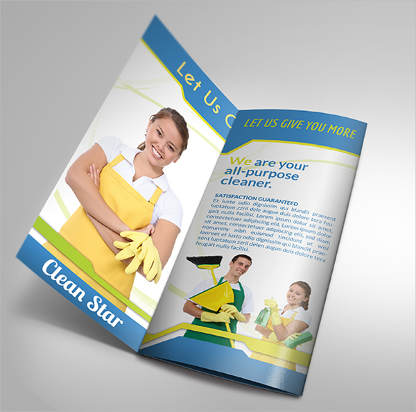 Star Cleaning Services Tri-Fold Brochure