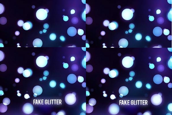 Stunning Fake Glitter Brushes