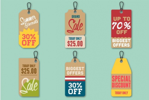 Summer Discount Price Swing Tag