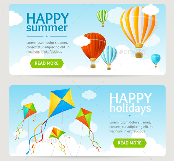 Summer Holiday Card Design