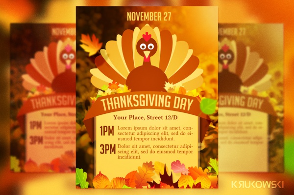 Thanksgiving Day Flyer