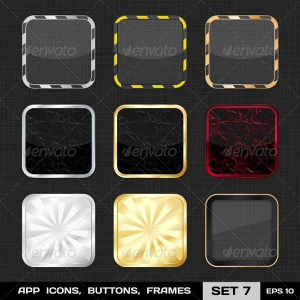 Transparent App Icon Frames