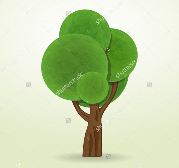 Tree Cartoon Illustration