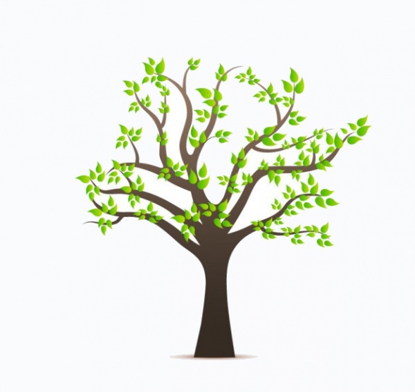 Tree Vector Leaves Illustration