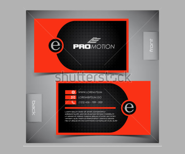 Vector Abstract Creative Business Card