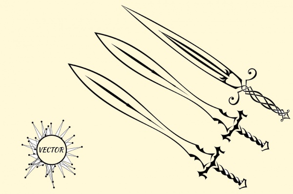 Vector Sword tattoo