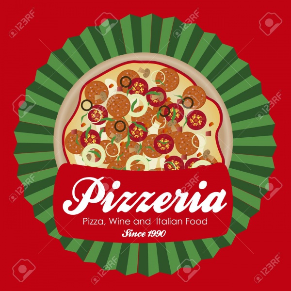 Vintage Pizza Vector Design