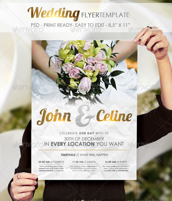 Wedding Invitation Flyer