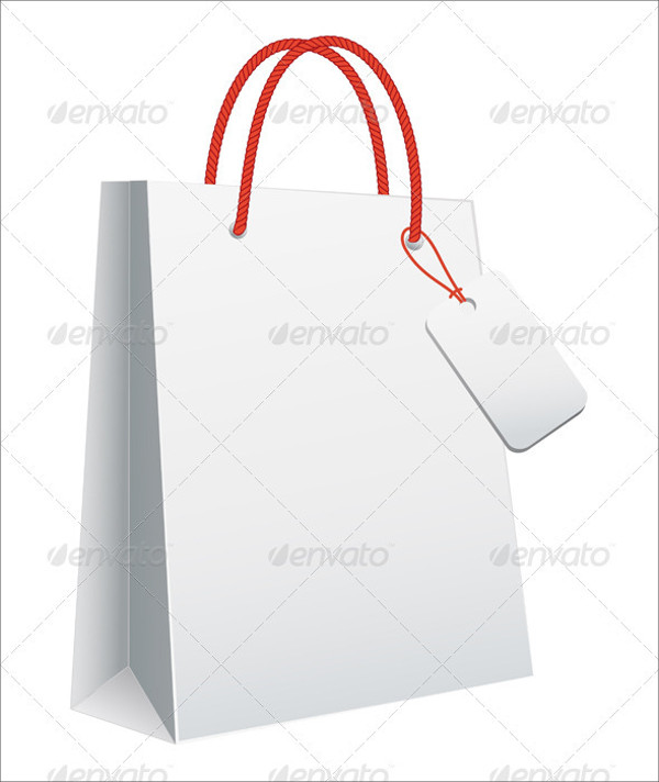 White Bag Tag Design