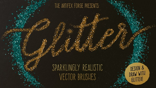 free glitter brush photoshop