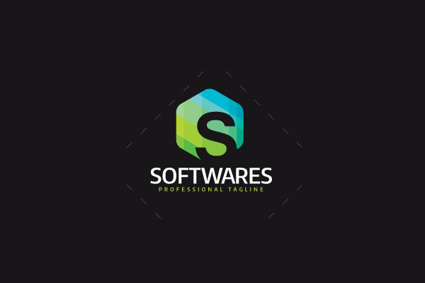Abstract Logo of Software