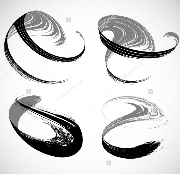 Abstract Twirl PSD Brushes