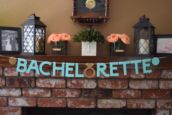 Bachelorette Party Glitter Banner