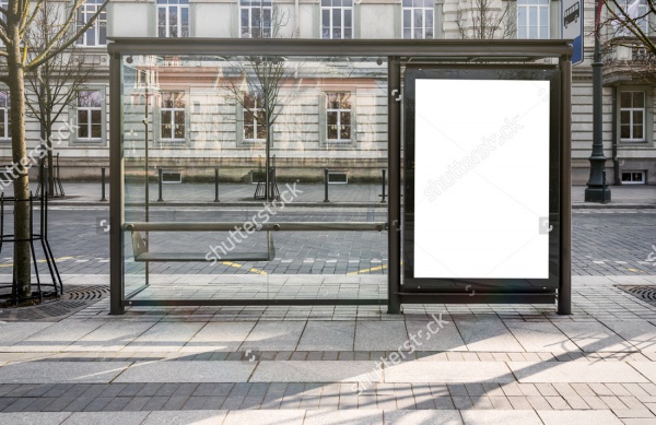 Download Free 17 Bus Stop Advertising Mockups In Psd Indesign Ai