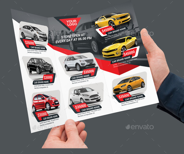 Car Sale Tri Fold Brochure