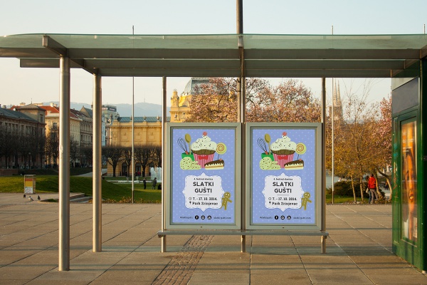 City Light Bus Stop Mock-up