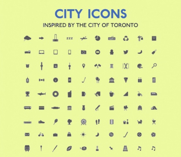 Collection Of City Icons